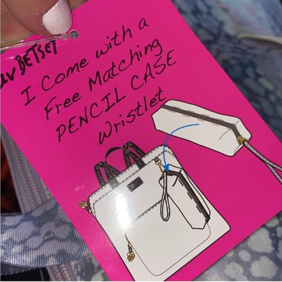 Luv Betsey by Betsey Johnson Backpack with Pencil Case In Moody Cheetah Pattern - Picture 5 of 8